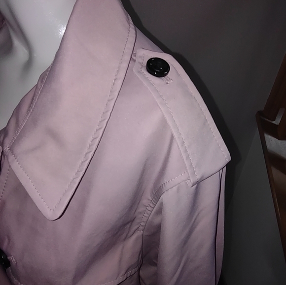 LANDS end pink trench coat - Picture 5 of 8